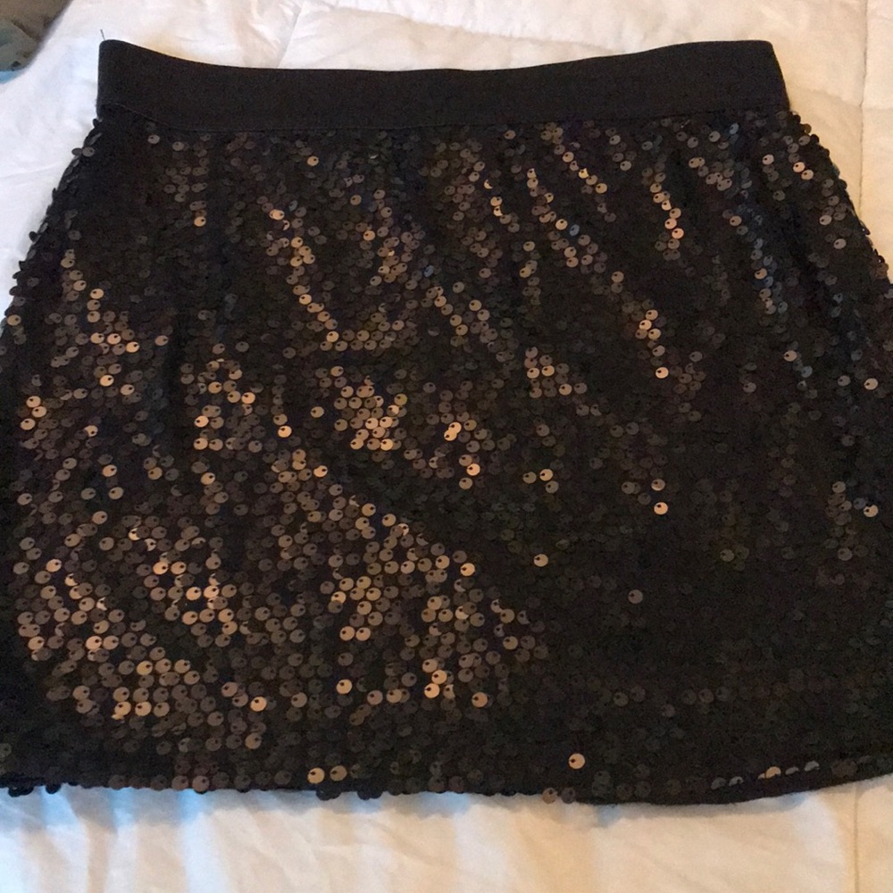 Sequin mini skirt